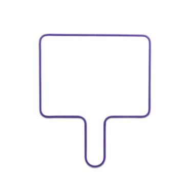 Imagem de Quadro de giz ao ar livre pequeno quadro branco quadro branco pano seco quadros brancos borrachas apagáveis bloco de escrita portátil (roxo, 15 x 20 cm)