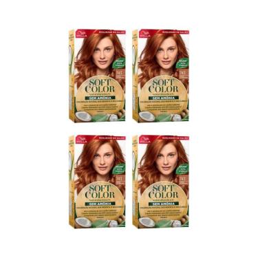 Imagem de Coloraçao Soft Color 743 Louro Acobreado-Kit C/4Un
