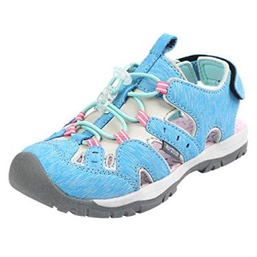 Imagem de Northside Sandália esportiva infantil unissex Burke Se, Azul/rosa, 19