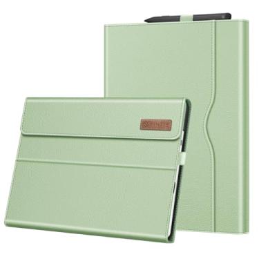 Imagem de Fintie Capa para Microsoft Surface Pro 9 / Pro 9 5G (2022) de 13 polegadas – Capa de negócios com portfólio de visualização de vários ângulos com bolso e suporte de caneta Stylus, compatível com tecla