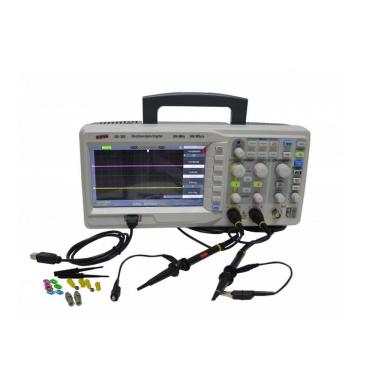 Imagem de Osciloscópio Digital 2 Canais Usb 200Mhz 32 Kpts Taxa Amostragem 500Msa/s Medidor Od-285 Com Certificado Calibração