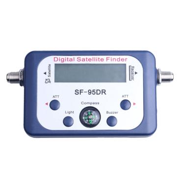 Imagem de Digital Satellite Finder Set  TV Sinal Receptor  Sat Decodificador  Display LCD  1 Set