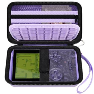 Imagem de Hard Case Compatible with Analogue Pocket Handheld Game Console, Portable Mini Game Player Storage Bag for Video Games Cards, Charging Cable and Accessories (Box Only)-Purple