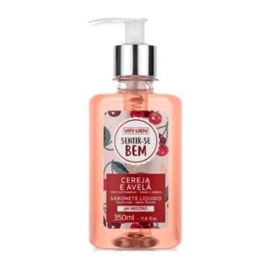 Imagem de Sabonete Líquido Sentir-se Bem Cereja e Avelã 350ml Vini Lady-Unissex