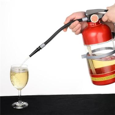 Imagem de Beer Dispenser Wine Set Hand Pressure Fire Extinguisher Wine Cannon Root Beer Machine Beverage Keg Dispenser Mini Water Dispenser
