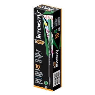 Imagem de Caneta Hidrográfica Ultra Fina BIC Intensity, 0.4mm, Verde, 930199, 10 Unidades