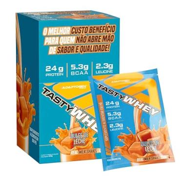 Imagem de Tasty Whey 3w Gourmet Pack com 12 Sachês de 34g sabor Doce de leite - Adaptogen Science
