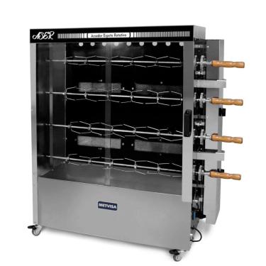 Imagem de Assador de Frango Rotativo a Gás Metvisa 40kg 127V ASER.40