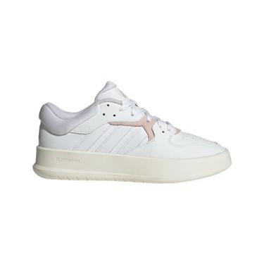 Imagem de adidas Tênis feminino Court 24, Branco/Branco/Branco off-white, 35