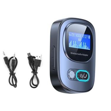 Imagem de Transmissor Receptor Adaptador de Áudio Bluetooth 3,5 mm Aux HiFi Stereo Music
