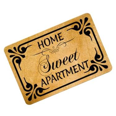 Imagem de Capachos engraçados de boas-vindas para casa doce apartamento presentes de inauguração de casa tapetes engraçados de boas-vindas tapete antiderrapante decoração de casa tapete de presente para entrada