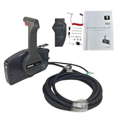 Imagem de Caixa de controle remoto Marine Outboard 703 703-48230-12 para motores de barco de popa Yamaha puxar para abrir 7PIN