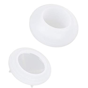 Imagem de Molde de frasco de resina, molde de silicone macio reutilizável e ecológico, não tóxico, para itens decorativos para fazer latas de batom