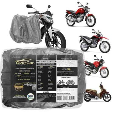 Imagem de Capa Para Moto Overcar Impermeável Protege Contra Sol Chuva Poeira Uni