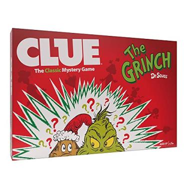 Imagem de CLUE: The Grinch, Classic Mystery Board Game, Solve The Holiday Theft in Whoville with Cindy-Lou & More, Discover Who, Where, and What was Taken, Officially Licensed Dr. Seuss Merchandise