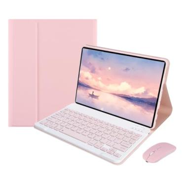 Imagem de Capa Para Samsung Tab S8 Ultra 14.6 &bluetooth Teclado&mouse (Rosa)