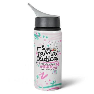 Imagem de Garrafa Squeeze NK Flork Profissões - Sou Farmacêutica - JPS INFO
