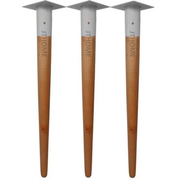 Imagem de Pé Palito Suporte Respiga Metal Tubo Reforçado Mesa Jantar - Jthome, B