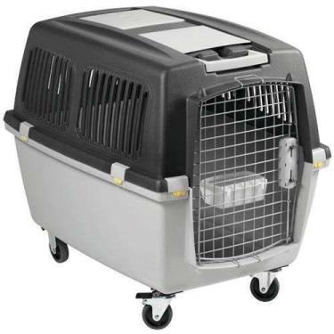 Imagem de Caixa de Transporte Chalesco Gulliver Cinza Com Rodinhas - Tamanho 6