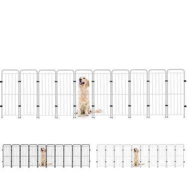 Imagem de Cercado Caes Pet Cachorro Grade Cerca 10 Módulos 98cm Altura - Utility