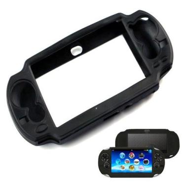 Imagem de Capa Protetora Silicone Para PS Vita 1000 Fat Preto - TechBrasil