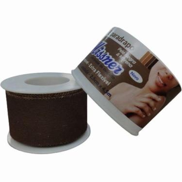 Imagem de Esparadrapo Impermeável Pele Negra 2,5cm x 4,5m 1 Unidade Missner