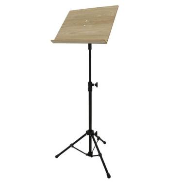 Imagem de Estantes De Partitura Orquestral Maestro bandeja madeira MDF - Visão M