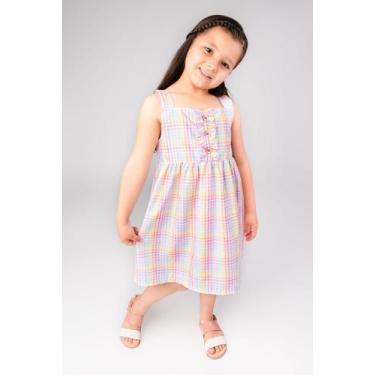 Imagem de Vestido leve de verão infantil menina colors - Dhettkids , 8