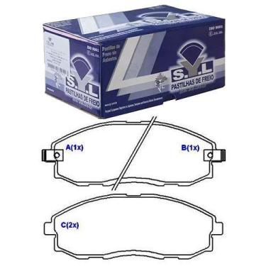 Imagem de Pastilha De Freio Dianteira - Sistema Akebono - HYUNDAI H1 97 a 01 - S