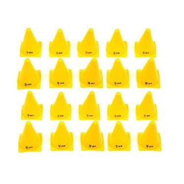 Imagem de Kit 20 Cones Demarcatórios Treinamento Funcional - Odin Fit