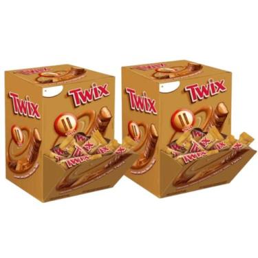 Imagem de Chocolate Twix ao Leite C/ 30un 450g - 2 caixas