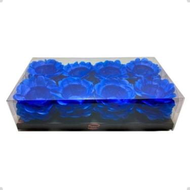 Imagem de Forminhas Floral Doces Finos Formas Lisa Seda- 40 Un - Decorar, Azul e