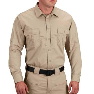 Imagem de Propper Camiseta masculina de manga comprida Kinetic, Caqui, 4G