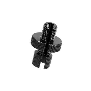 Imagem de ACROPIX 1 peça de cabo de embreagem de freio M10 parafuso ajustador de linha parafuso de ajuste com fenda para motocicleta, bicicleta, scooter, liga de alumínio, peças pretas de carro