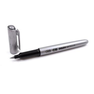 Imagem de Caneta Brush CIS Metallic - Avulsa, Prata