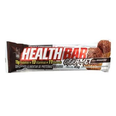 Imagem de Barra de Proteína Health Labs Health Bar Gourmet Brigadeiro 45g - Heal