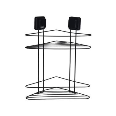 Imagem de Prateleira - De Canto - Duplo Com Ventosa - Prática Fixação - ANA DECO