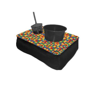 Imagem de Almofada Bandeja Pipoca c/ Balde e 1 Copo Estampas Criativas Personali