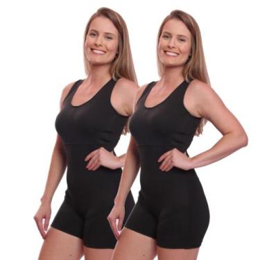 Imagem de Kit 2 Maiôs Natação Hidroginástica + 2 Toucas. - Brás e Cia, 2 pretos,