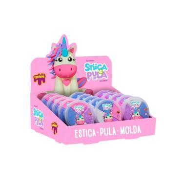 Imagem de Massinha Estica E Pula Unicornio 15 Unidades 20g Gelele