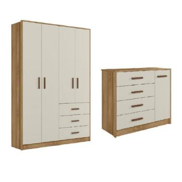 Imagem de Quarto De Bebe  Guarda Roupa e Comoda  Peternella