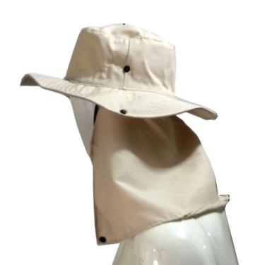 Imagem de Chapéu Australiano com Proteção De Nuca - Suporte Gpf, Areia, UN