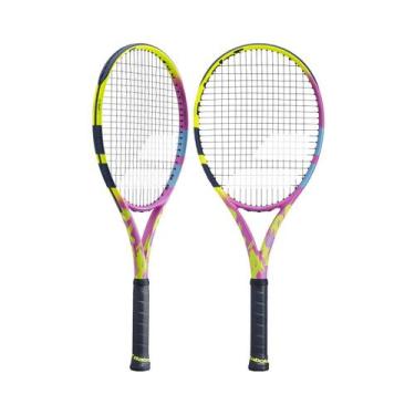 Imagem de Raquete de Tênis Babolat Pure Aero Rafa Origin 290gr, L2, Amarelo, Pin