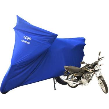 Imagem de Capa Sob Medida De Tecido Para Moto Kasinski Seta 125 - Mz, Azul