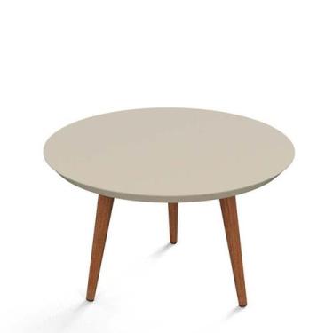 Imagem de Mesa de Centro Retrô Pés Palito Luna 59 Patrimar Off White