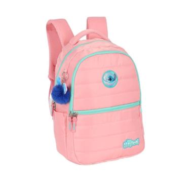 Imagem de Mochila de Costas Stitch Disney Rosa - Luxcel