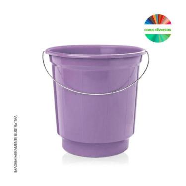 Imagem de Balde 20L Alça de Metal Arqplast - Cores Diversas