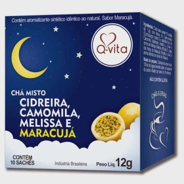 Imagem de Chá Cidreira, Camomila e Melissa Q-Vita 10 Sachês 12g