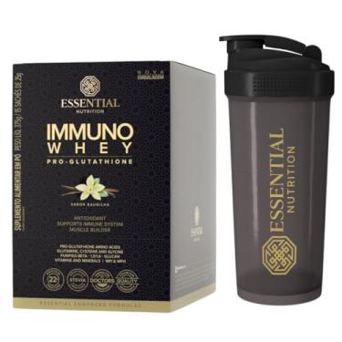 Imagem de Immuno Whey Essential Box + Coqueteleira Oficial (15 Sachês, Baunilha)