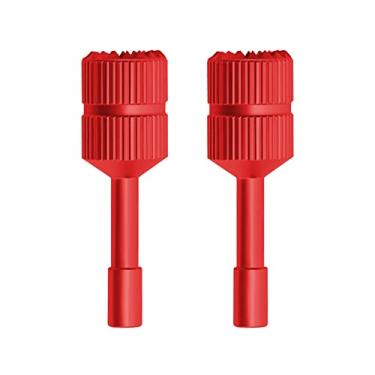 Imagem de FSIDIWT Mini 5 Joysticks Pro para controle remoto DJI RC 2/RC, varas de controle de alumínio, joystick de substituição para drone DJI Mini 5 Pro/4 Pro/Air 3/Mini 3 Pro (vermelho)